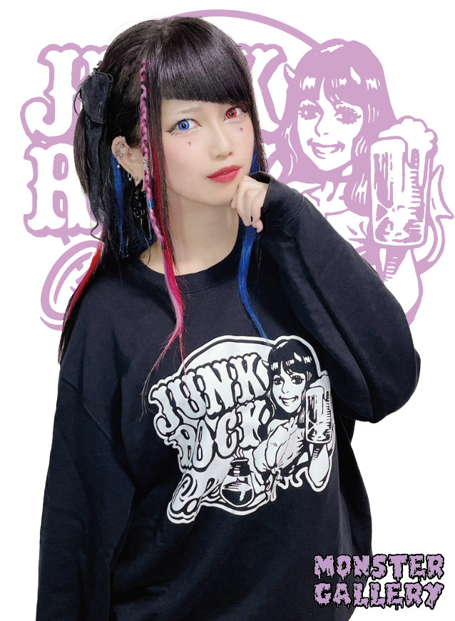 【JUNK ROCK】Sweatの商品着用画像