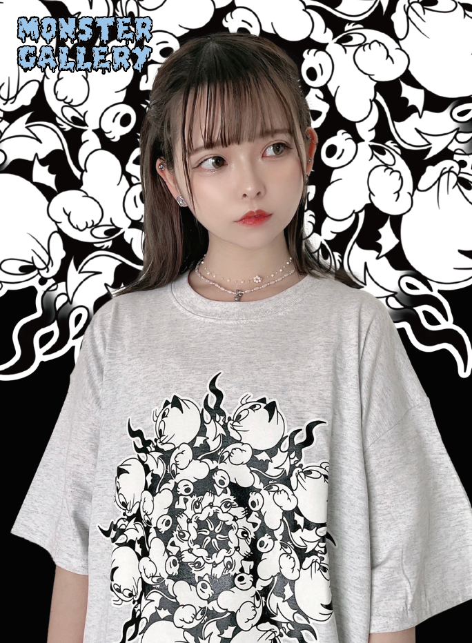 【ANIMAL DASH CAT】T-shirtsの商品着用画像