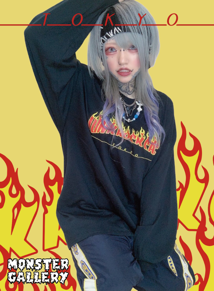 【JUNK ROCK】Long Sleeveの商品着用画像