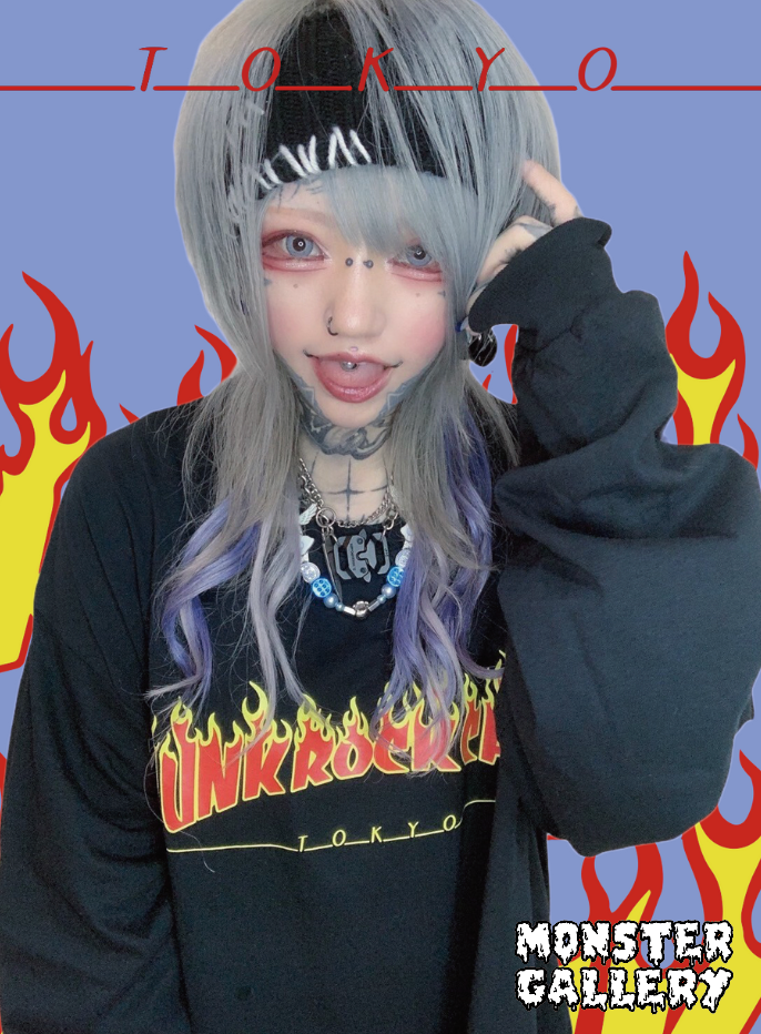 【JUNK ROCK】Long Sleeveの商品着用画像