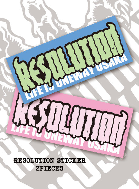 LOGO STICKER (Banner) – RESOLUTION OSAKA