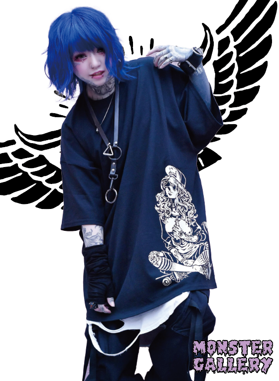 【JUNK GIRL】T-shirtsの商品着用画像