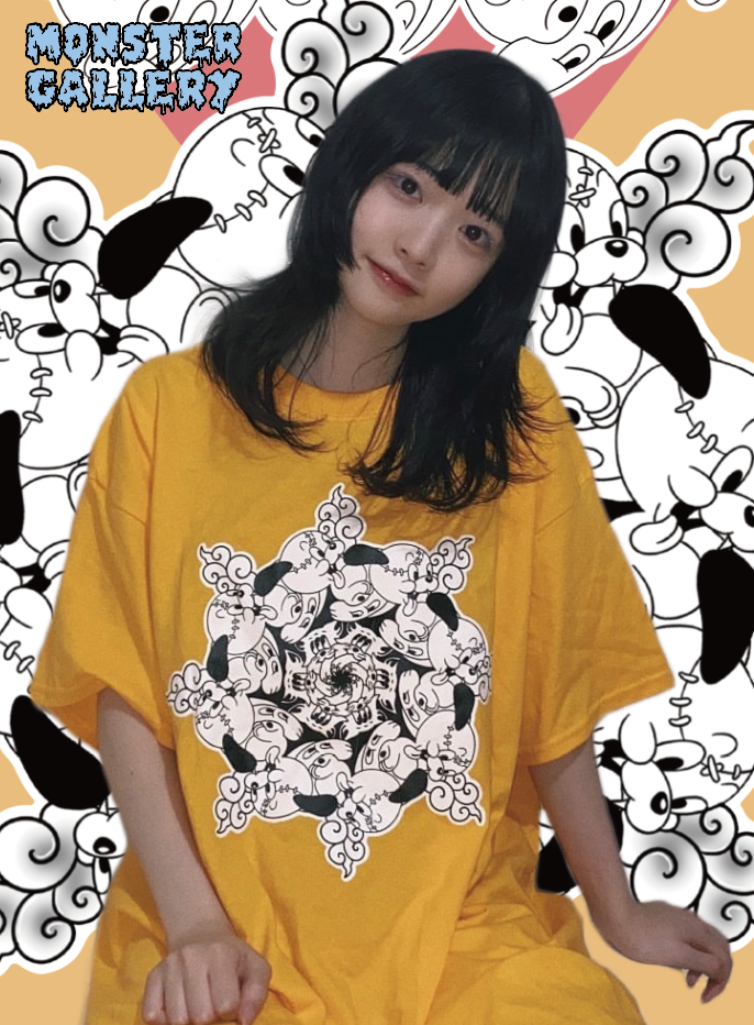 【ANIMAL DASH DOG】T-shirtsの商品着用画像